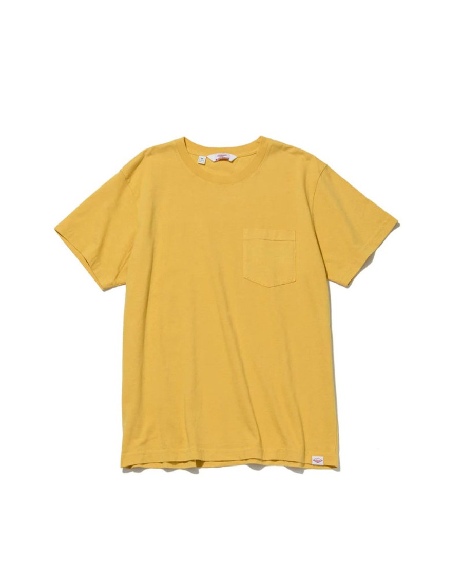 Men Battenwear Tees | S/S Pocket Tee Mustard