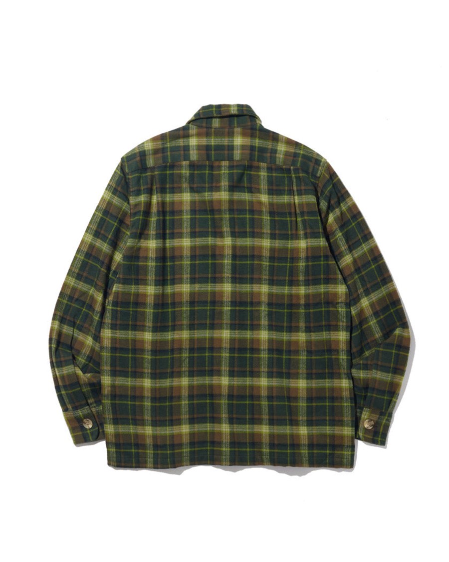 Men Battenwear Shirts | Five Pocket Canyon Shirt Forest Plaid