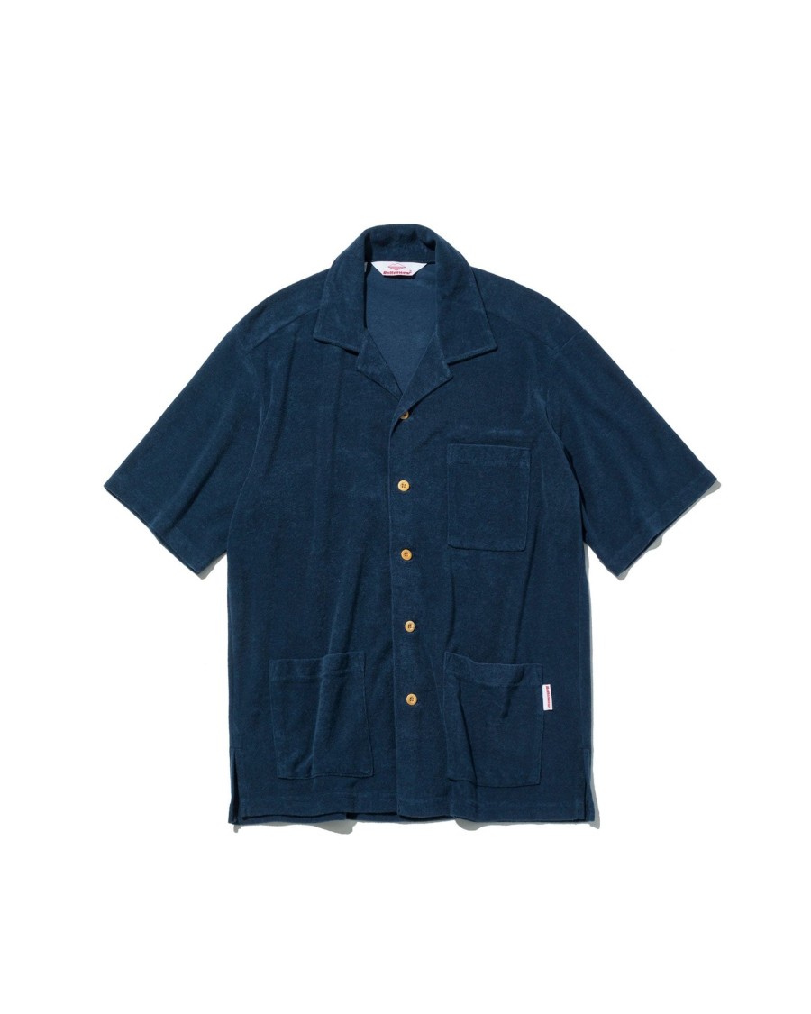 Men Battenwear Shirts | Lounge Shirt Navy