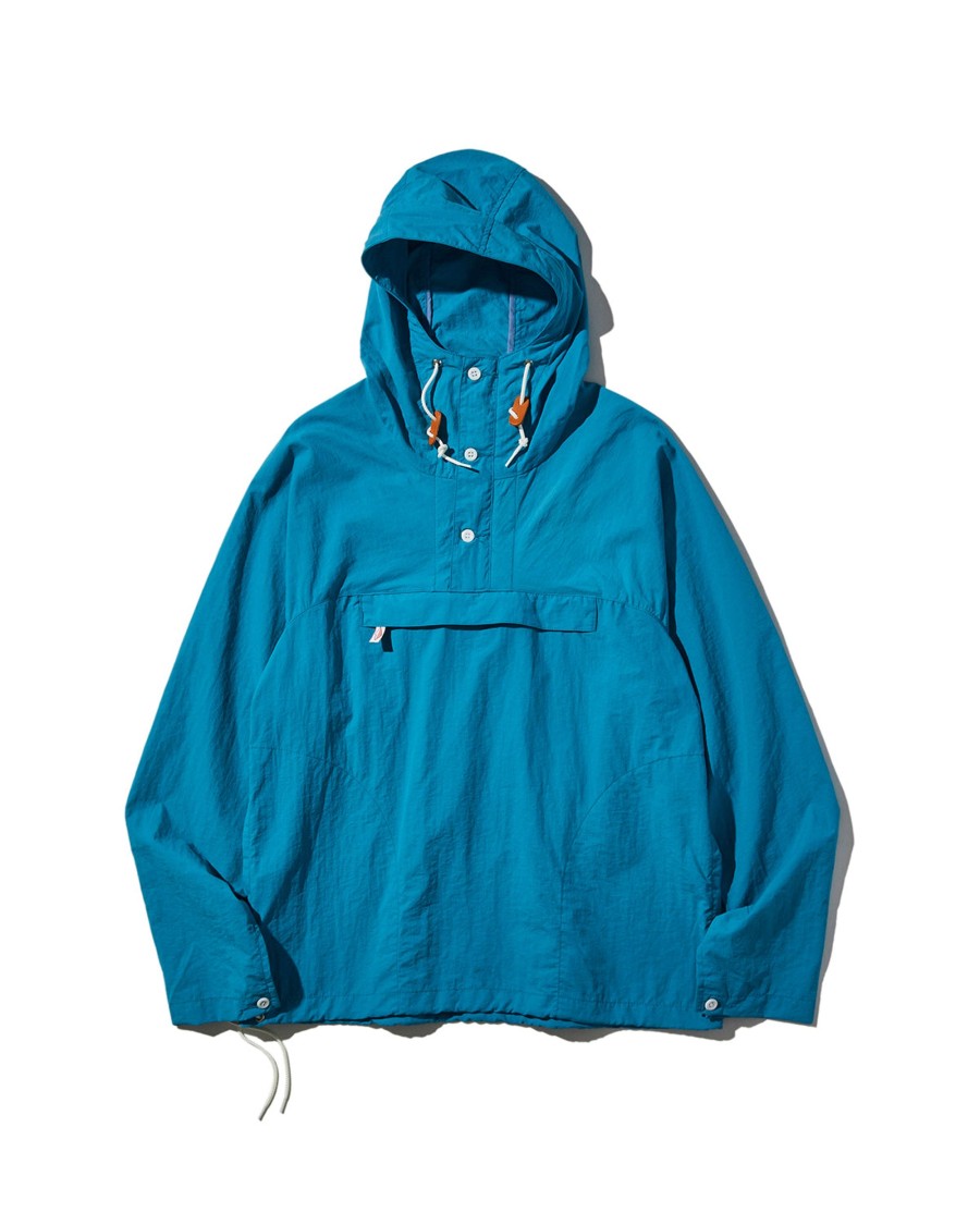 Men Battenwear Outerwear | Packable Anorak Aqua