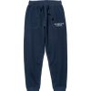 Men Battenwear Fleece | Deliberate Casual Step-Up Sweatpants Midnight Navy