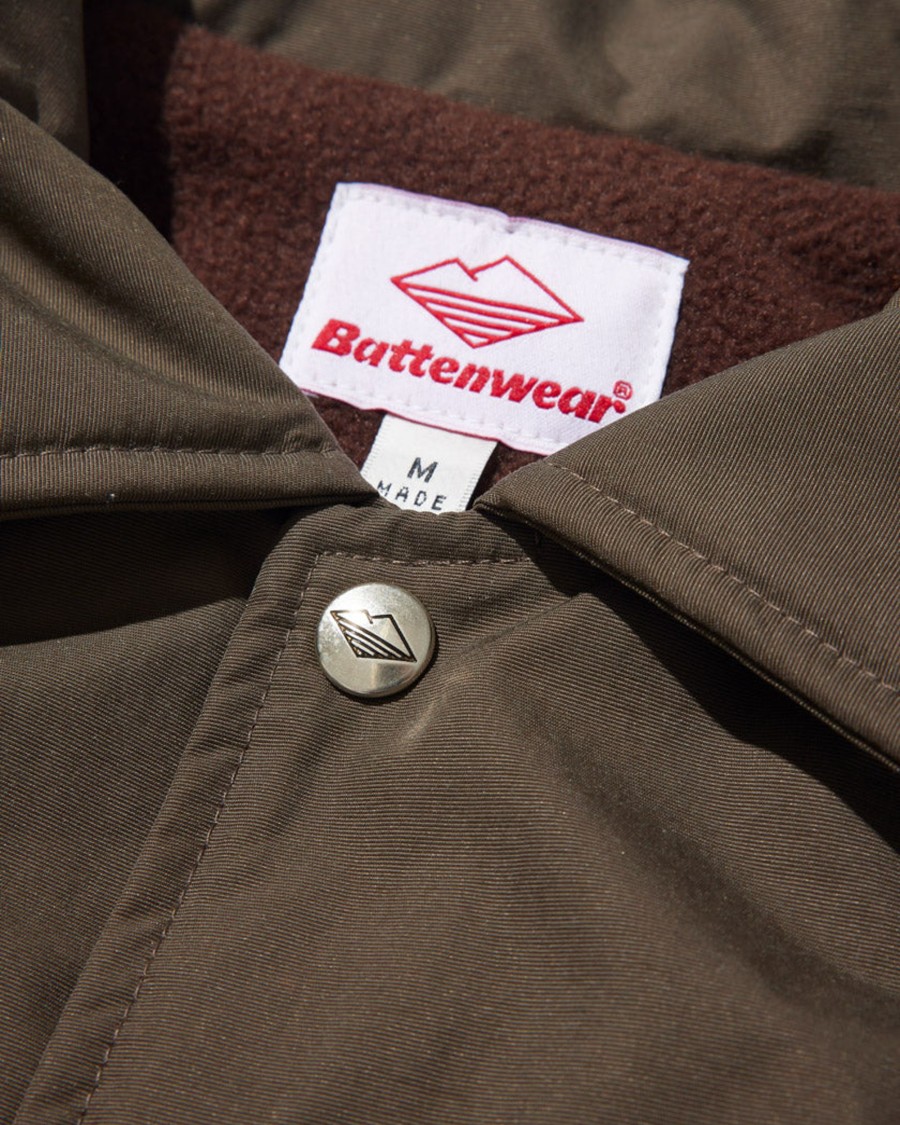 Men Battenwear Heavy Outerwear | Beach Breaker (Lined) Brown