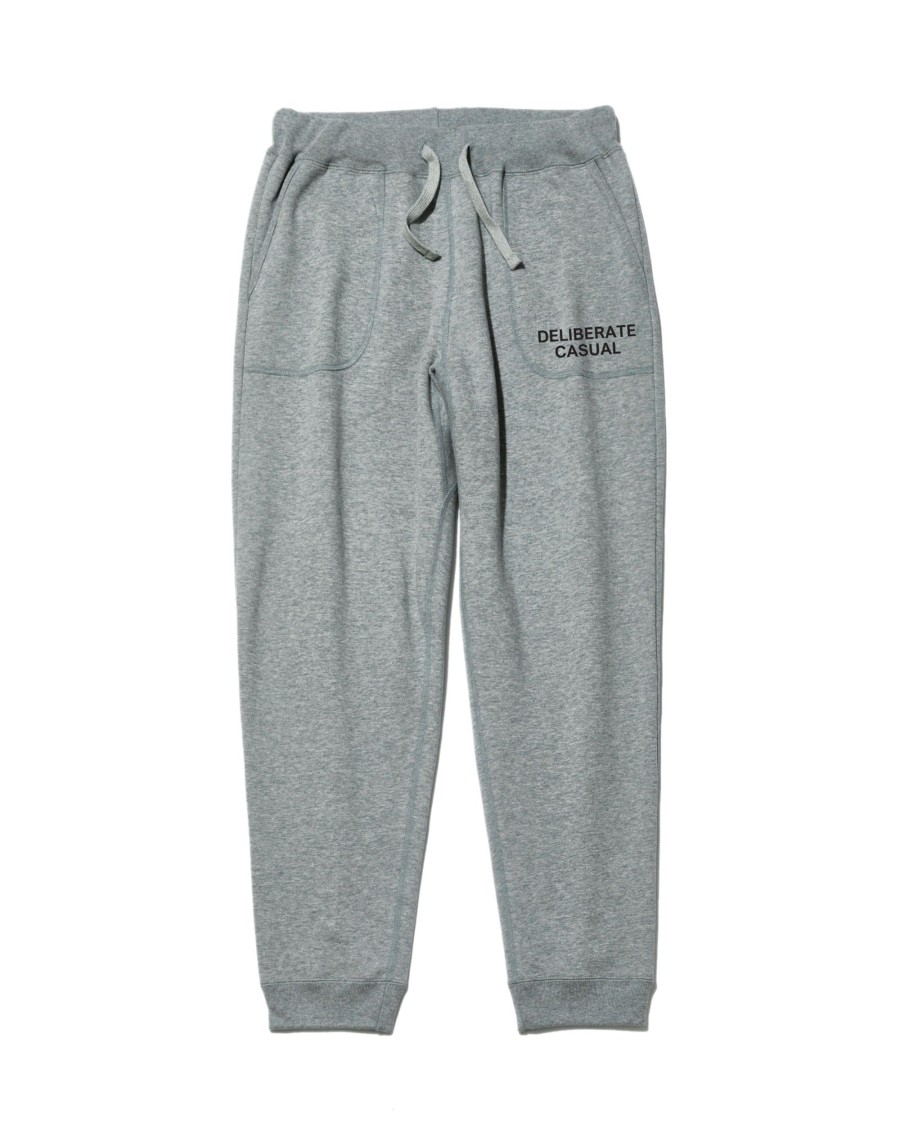 Men Battenwear Fleece | Deliberate Casual Step-Up Sweatpants Heather Grey