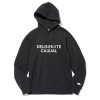 Men Battenwear Fleece | Deliberate Casual Reach-Up Hoody Black