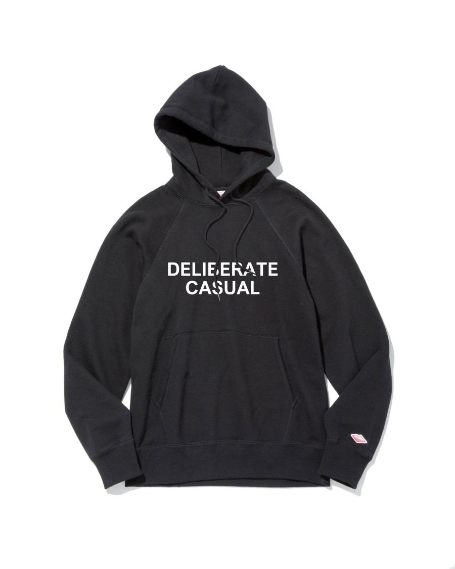 Men Battenwear Fleece | Deliberate Casual Reach-Up Hoody Black